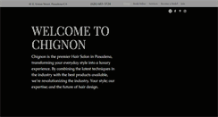 Desktop Screenshot of chignonsalon.com